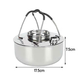 Maxbell Portable Camping Kettle Cookware Coffee Pot for Backpacking Camping