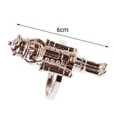 Maxbell Set of 6 Napkin Rings Nutcracker Unique for Hotel Baby Shower Restaurant Silver