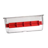 Maxbell Tissue Roll Holder Napkin Paper Storage Shelf Organizing Holders for Kitchen red