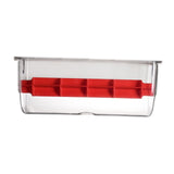 Maxbell Tissue Roll Holder Napkin Paper Storage Shelf Organizing Holders for Kitchen red
