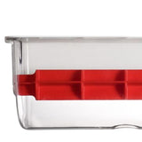 Maxbell Tissue Roll Holder Napkin Paper Storage Shelf Organizing Holders for Kitchen red