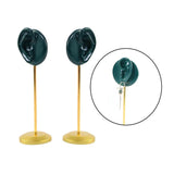 Maxbell Durable Earring Display Stand Resin Ear Model Stud Holder Showcase Stable Left