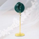 Maxbell Durable Earring Display Stand Resin Ear Model Stud Holder Showcase Stable Left