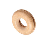 Maxbell Donut Shape Wooden Bag Clip Clamp Compact for Household Home Beech Wood