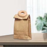 Maxbell Donut Shape Wooden Bag Clip Clamp Compact for Household Home Beech Wood