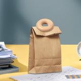 Maxbell Donut Shape Wooden Bag Clip Clamp Compact for Household Home Beech Wood