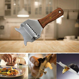 Maxbell Cheese Chocolate Slicer Utensils Kitchen Gadgets with Wood Handle Adjustable Style A