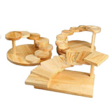Maxbell Sushi Serving Tray Succulent Holder Cup Cake Plate for Christmas Party Round