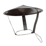 Maxbell Durable Chimney Cover Stainless Steel Detachable for Garden Outside Stove