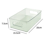 Maxbell Storage Boxes Closet Organizer Multi Use Stackable for Kitchen Home Office Green