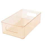 Maxbell Storage Boxes Closet Organizer Multi Use Stackable for Kitchen Home Office Orange