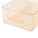 Maxbell Storage Boxes Closet Organizer Multi Use Stackable for Kitchen Home Office Orange