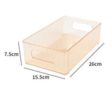 Maxbell Storage Boxes Closet Organizer Multi Use Stackable for Kitchen Home Office Orange