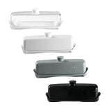 Maxbell Butter Dish Large Capacity Kitchen Organization for Restaurant Biscuits Clear