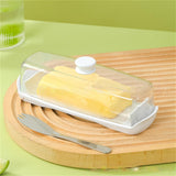 Maxbell Butter Dish Large Capacity Kitchen Organization for Restaurant Biscuits Clear