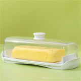 Maxbell Butter Dish Large Capacity Kitchen Organization for Restaurant Biscuits Clear