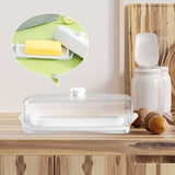 Maxbell Butter Dish Large Capacity Kitchen Organization for Restaurant Biscuits Clear