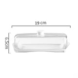 Maxbell Butter Dish Large Capacity Kitchen Organization for Restaurant Biscuits Clear