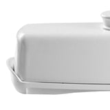 Maxbell Butter Dish Large Capacity Kitchen Organization for Restaurant Biscuits White