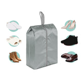 Maxbell Portable Travel Shoes Storage Bags Packing Organizers for Clothing grey 210D 37cm