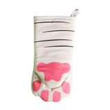 Maxbell Microwave Oven Gloves Cat Shaped Portable Cozy for BBQ Household Baking B