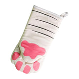 Maxbell Microwave Oven Gloves Cat Shaped Portable Cozy for BBQ Household Baking B