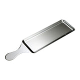 Maxbell Stainless Steel Serving Platters Tableware Sashimi Tray for Bread Fish Steak 42.9x11.5cm Silver