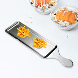 Maxbell Stainless Steel Serving Platters Tableware Sashimi Tray for Bread Fish Steak 42.9x11.5cm Silver