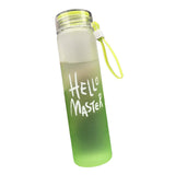 Maxbell Glass Water Bottle Coffee Bottle for Home Office outdoor Green