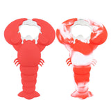 Maxbell Lobster Shaped Bottle Opener Long Handle Can Opener for Hotel Bar Home Red and White