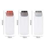 Maxbell Airtight Grain Container Large Capacity with Lids for flour Kitchen White