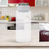 Maxbell Airtight Grain Container Large Capacity with Lids for flour Kitchen White