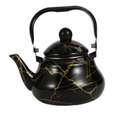 Maxbell 2L Capacity Tea Kettle Tea Pot Water Pot for Picnic Restaurant Black