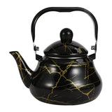 Maxbell 2L Capacity Tea Kettle Tea Pot Water Pot for Picnic Restaurant Black