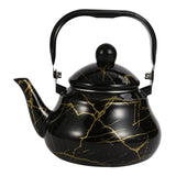 Maxbell 2L Capacity Tea Kettle Tea Pot Water Pot for Picnic Restaurant Black