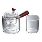 Maxbell 500ml Glass Teapot for Steaming and Cooking Stovetop Safe for Office Home