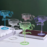 Maxbell Beverage Tumbler Decorative Stylish Reusable for Dessert Shop Parties Clear