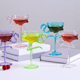Maxbell Beverage Tumbler Decorative Stylish Reusable for Dessert Shop Parties Clear