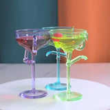 Maxbell Beverage Tumbler Decorative Stylish Reusable for Dessert Shop Parties Clear