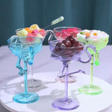 Maxbell Beverage Tumbler Decorative Stylish Reusable for Dessert Shop Parties Clear