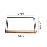 Maxbell Pour Over Coffee Station with Wood Base Accessory for Cafe Hiking Camping 30cm Wood Stand