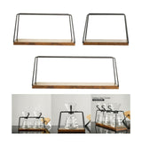 Maxbell Pour Over Coffee Station with Wood Base Accessory for Cafe Hiking Camping 30cm Wood Stand