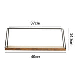 Maxbell Pour Over Coffee Station with Wood Base Accessory for Cafe Hiking Camping 40cm Wood Stand