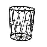 Maxbell Storage Basket Metal Storage Cart Laundry Sorter for Bedroom Black