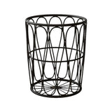 Maxbell Storage Basket Metal Storage Cart Laundry Sorter for Bedroom Black