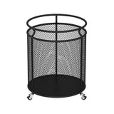 Maxbell Laundry Hamper Metal Organizer Hamper Basket for Indoor Black