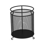 Maxbell Laundry Hamper Metal Organizer Hamper Basket for Indoor Black