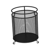 Maxbell Laundry Hamper Metal Organizer Hamper Basket for Indoor Black