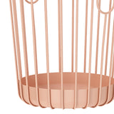 Maxbell Rustic Laundry Basket Storage Bins Toy Organizer for Balcony Farmhouse Pink
