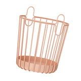 Maxbell Rustic Laundry Basket Storage Bins Toy Organizer for Balcony Farmhouse Pink
